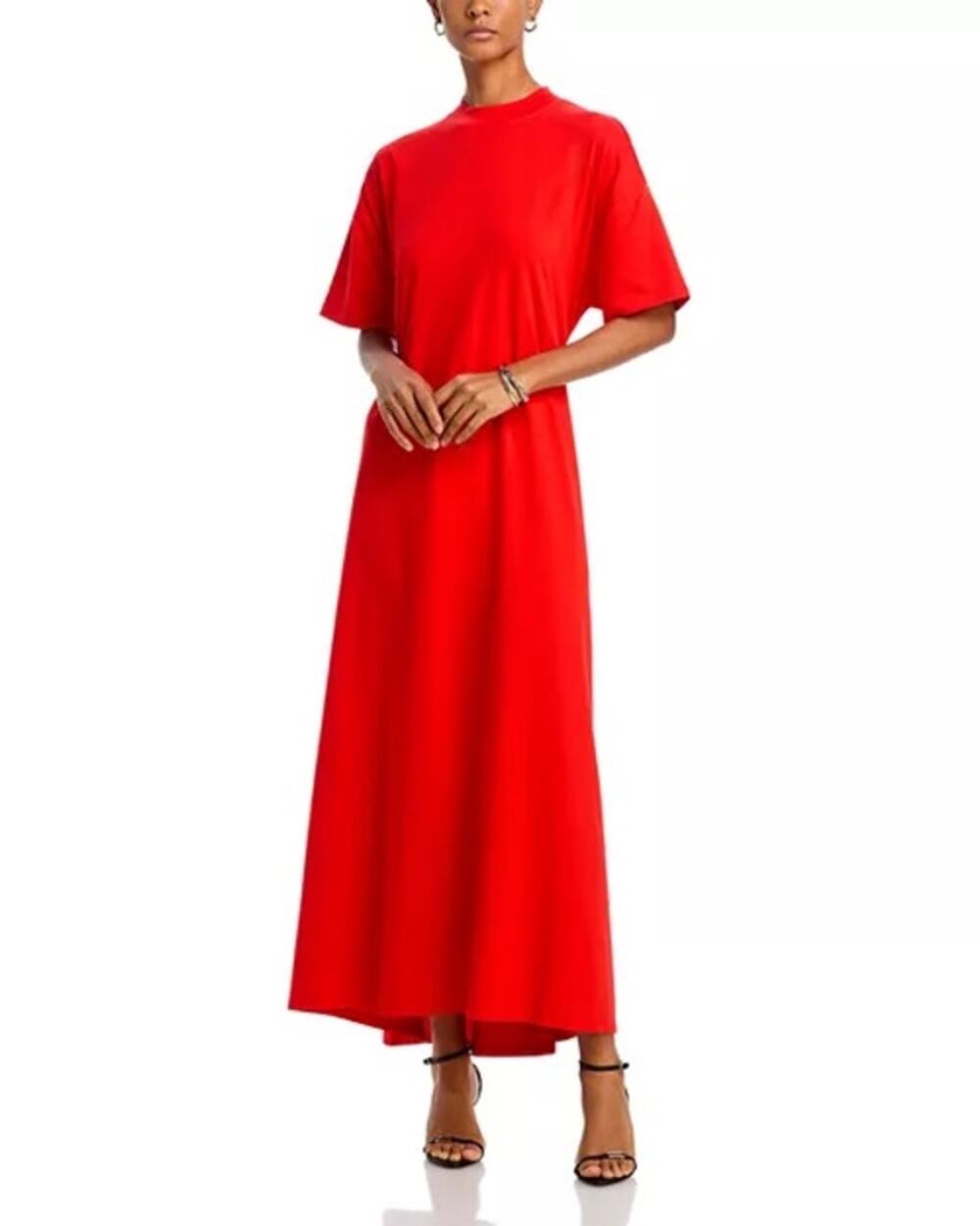 Proenza Schouler White Label Noelle Maxi Dress Red Small